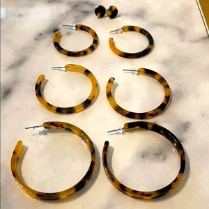 Variety Tortoise Shell inspired earrings